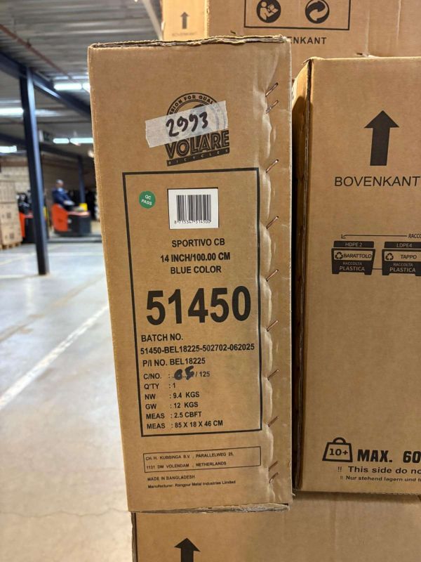 Volare Sportivo Kinderfiets - Jongens - 14 inch - Blauw Zwart