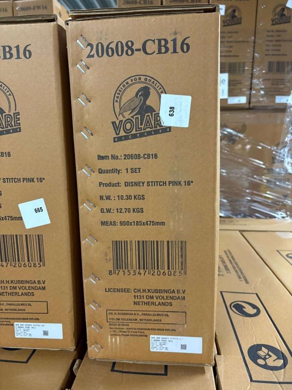 Disney Stitch Kinderfiets - Meisjes - 16 inch - Roze