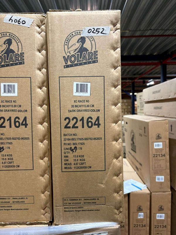 Volare XC Race Kinderfiets - 20 inch - Nexus 3 - Rood/Grijs