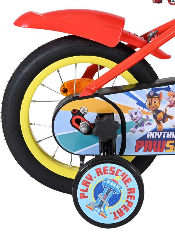 Paw Patrol Kinderfiets - Jongens - 12 inch - Rood/Blauw