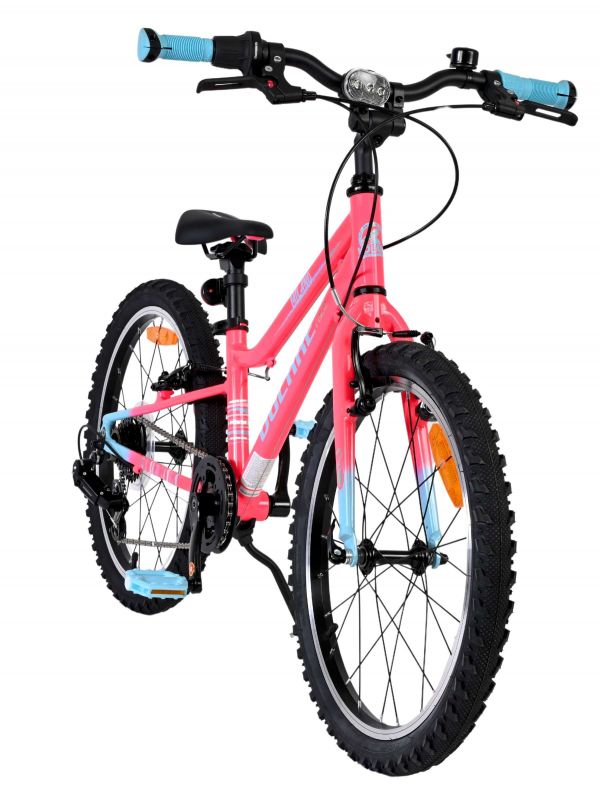Volare Milano Kinderfiets - Meisjes - 20 inch - Roze - 6 Speed -  Twee handremmen