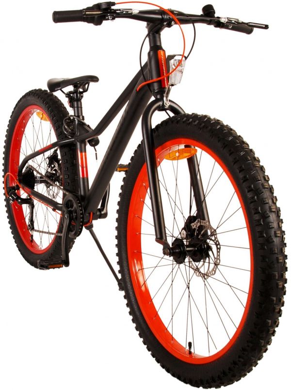 Volare Gradient Kinderfiets - Jongens - 26 inch - Zwart Oranje - 7 versnellingen
