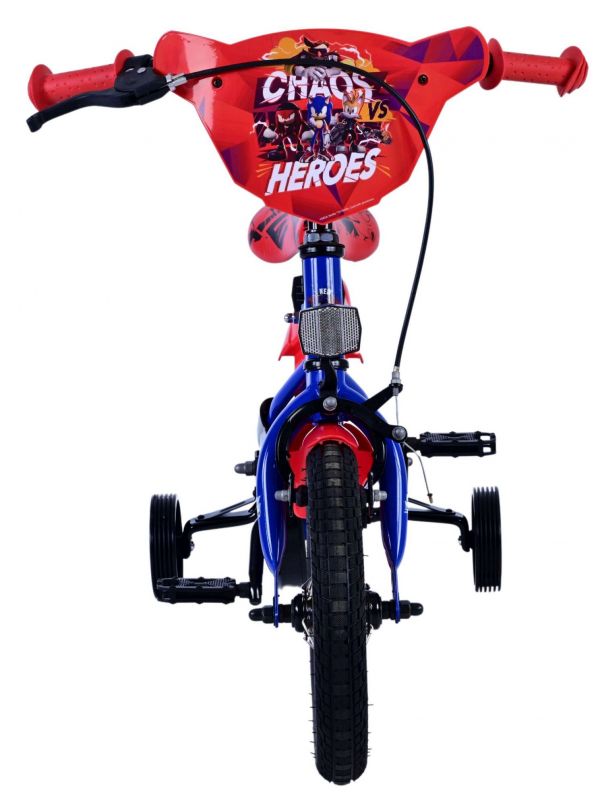 Turbo Crew Kinderfiets - Jongens - 12 inch - Blauw Rood