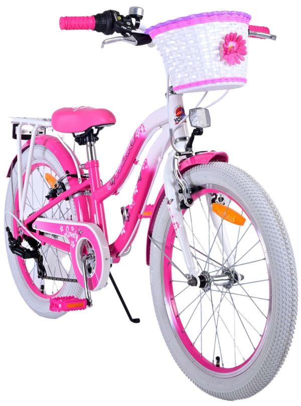 Volare Lovely Kinderfiets - Meisjes - 20 inch - Roze - 7 versnellingen