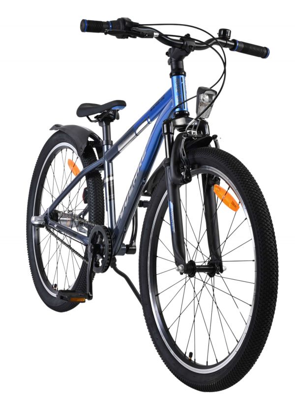 Volare XC Race Kinderfiets - 24 inch - Blauw Grijs - Shimano Nexus 3