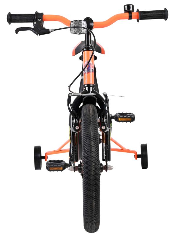 Volare Strike Kinderfiets - Jongens - 16 inch - Zwart Oranje