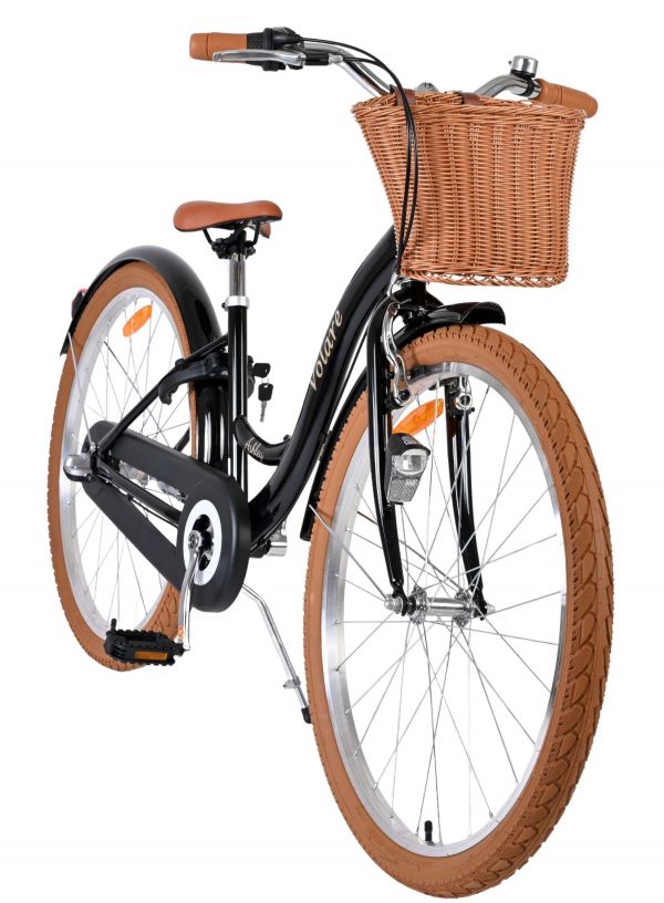 Volare Ashley Kinderfiets - Meisjes - 26 inch - Zwart - Shimano Nexus 3