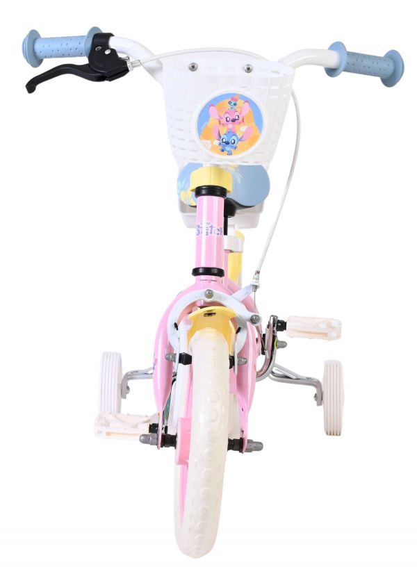 Disney Stitch Kinderfiets - Meisjes - Mag Wheels - 12 inch - Roze