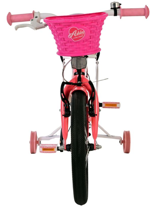 Volare Ashley Kinderfiets - Meisjes - 16 inch - Roze Rood