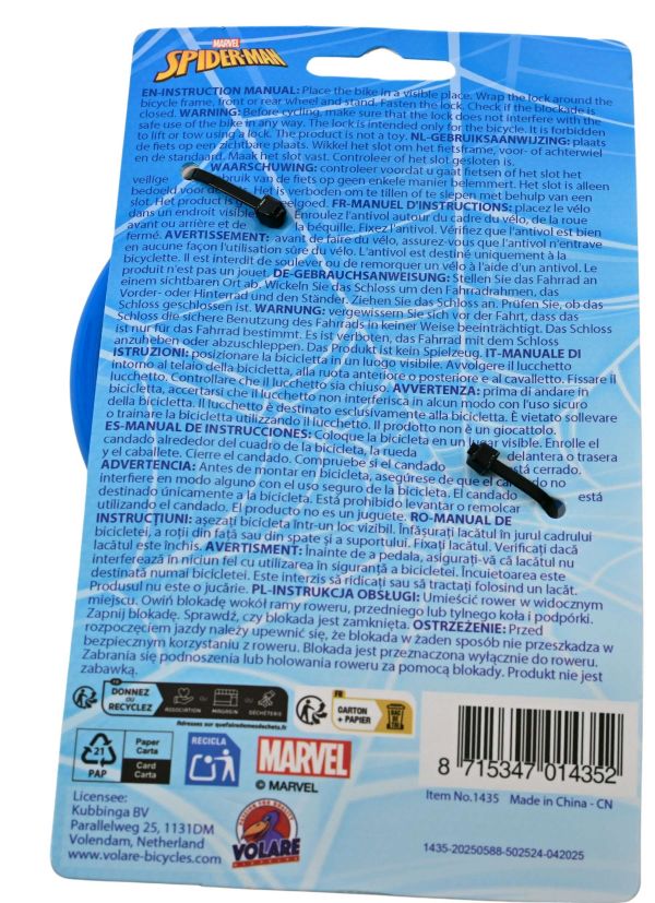 Spider-Man - kabelslot - Rood