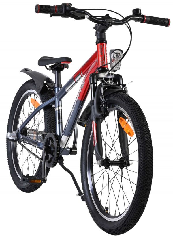 Volare XC Race Kinderfiets - 20 inch - Rood Grijs - Shimano Nexus 3