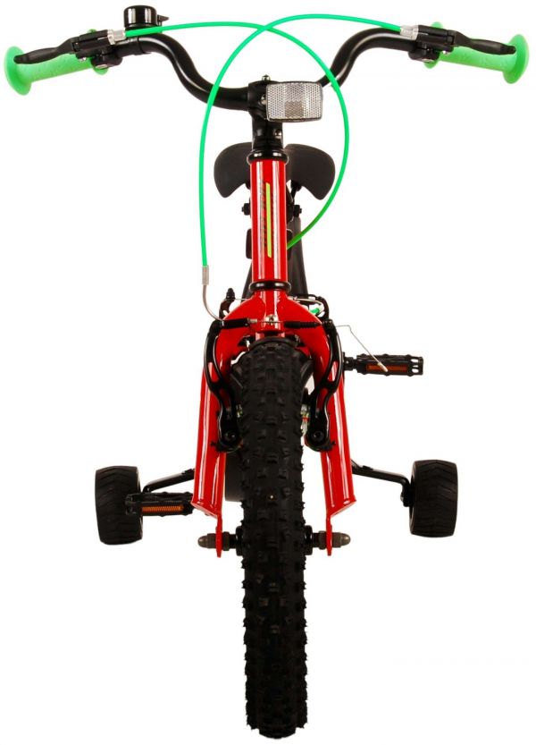 Volare Rocky Kinderfiets - Jongens - 14 inch - Rood - Twee handremmen