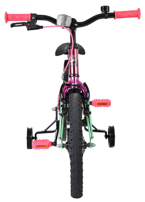 Volare Chrome Kinderfiets - Meisjes - 16 inch - Roze Groen