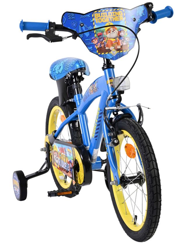 Paw Patrol -Rubble & Crew Kinderfiets - Jongens - 16 inch - Blauw