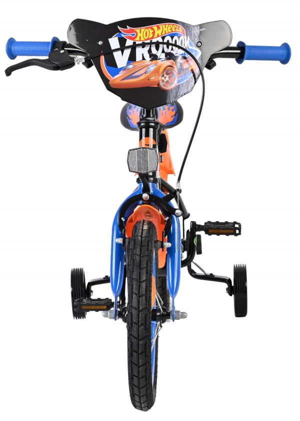 Hot Wheels Kinderfiets - Jongens - 14 inch - Zwart Oranje Blauw
