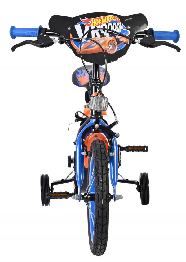 Hot Wheels Kinderfiets - Jongens - 14 inch - Zwart - Twee handremmen