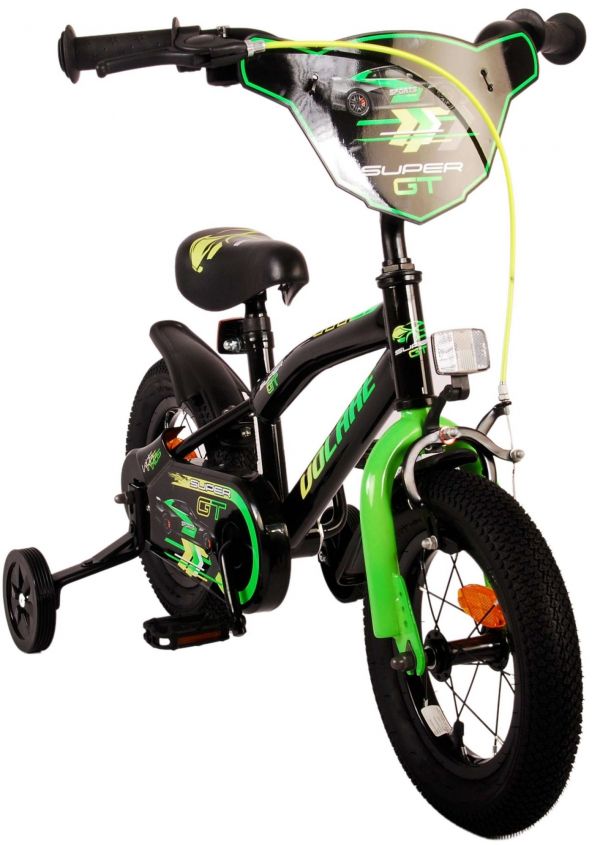 Volare Super GT Kinderfiets - Jongens - 12 inch - Groen Volare Super GT Kinderfiets - Jongens - 12 inch - Groen