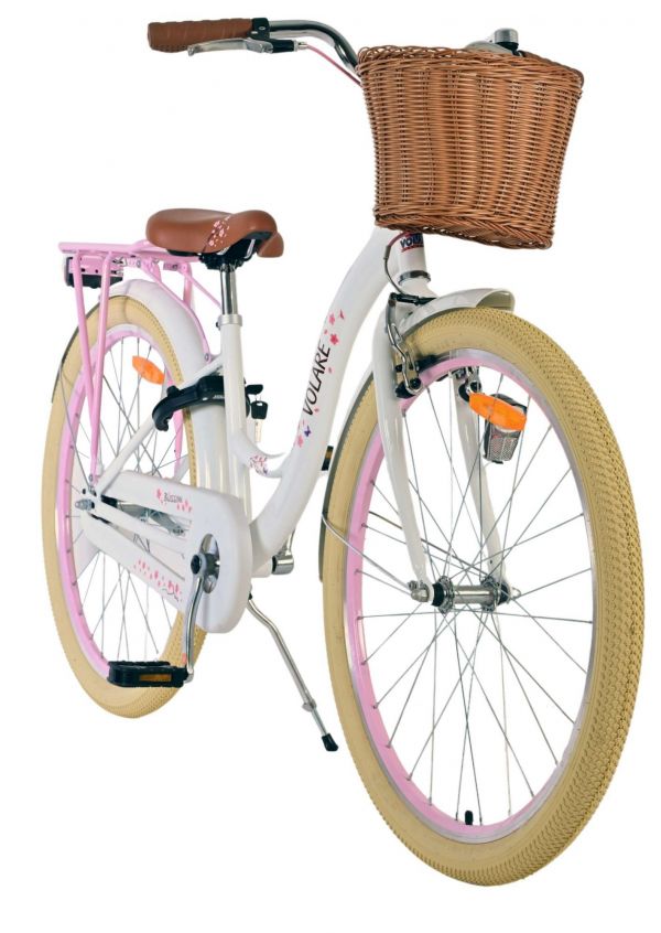 Volare Blossom Kinderfiets - Meisjes - 26 inch - Wit Volare Blossom Kinderfiets - Meisjes - 26 inch - Wit