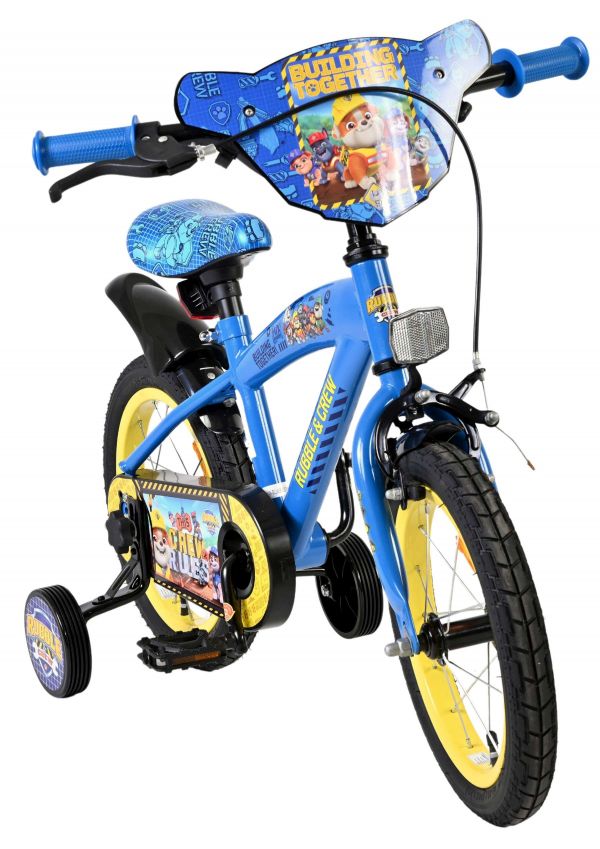 Paw Patrol -Rubble & Crew - Kinderfiets - Jongens - 14 inch - Blauw