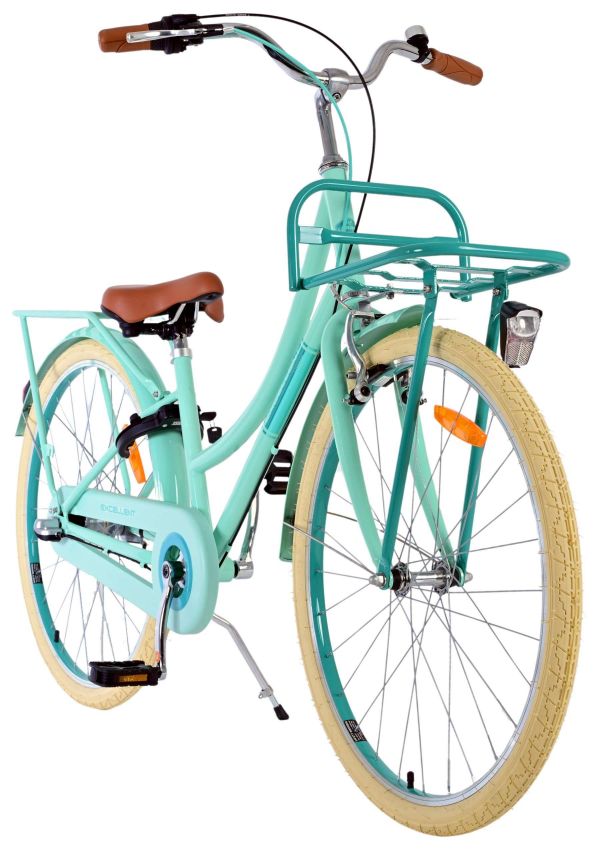 Volare Excellent Kinderfiets - Meisjes - 26 inch - Groen - Shimano Nexus 3 versnellingen