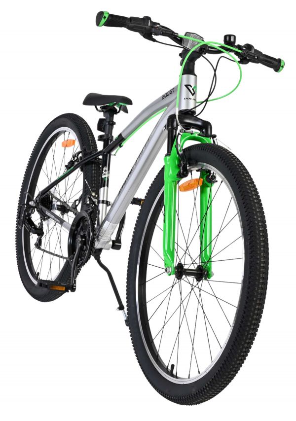 Volare Boost Kinderfiets - 26 inch - Zilver/Groen - 21 Speed