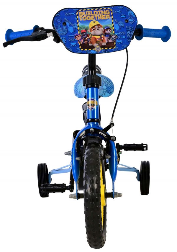 Paw Patrol - Rubble & Crew Kinderfiets - Jongens - Mag Wheels - 12 inch - Blauw