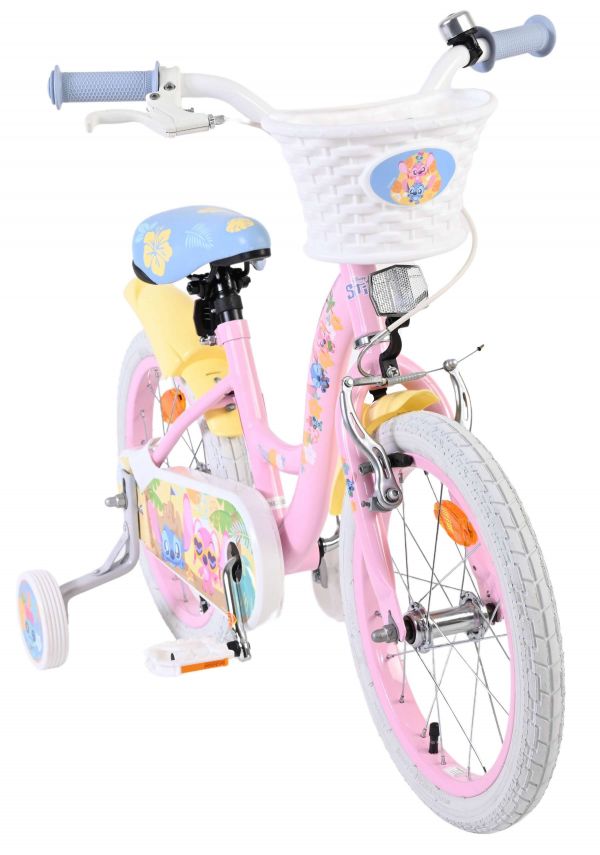 Disney Stitch Kinderfiets - Meisjes - 16 inch - Roze