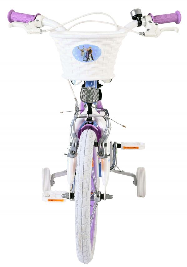 Disney Frozen 2 Kinderfiets - Meisjes - 16 inch - Blauw/Paars - Twee handremmen