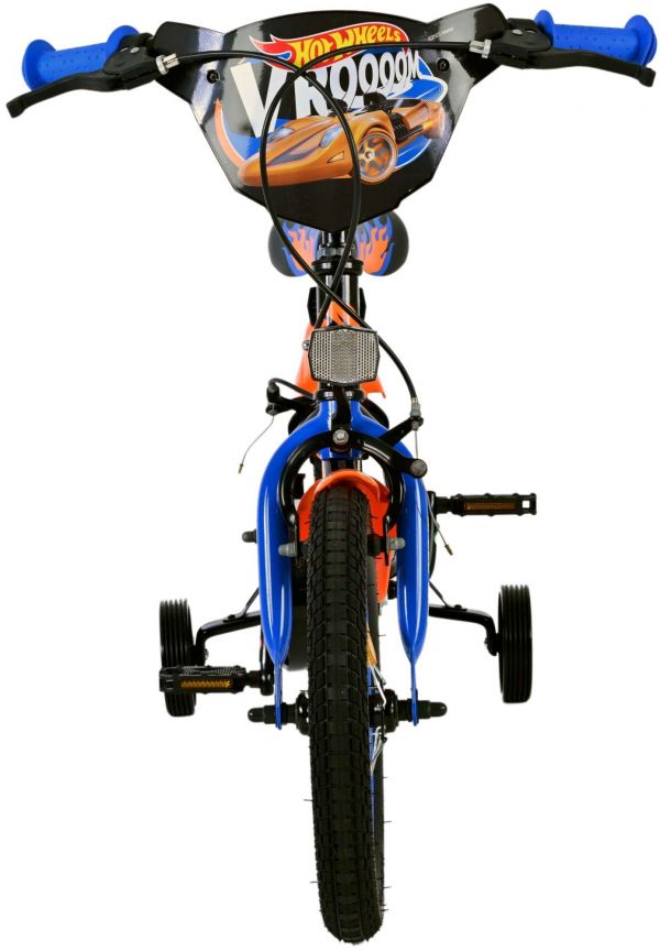 Hot Wheels Kinderfiets - Jongens - 14 inch - Zwart Oranje Blauw