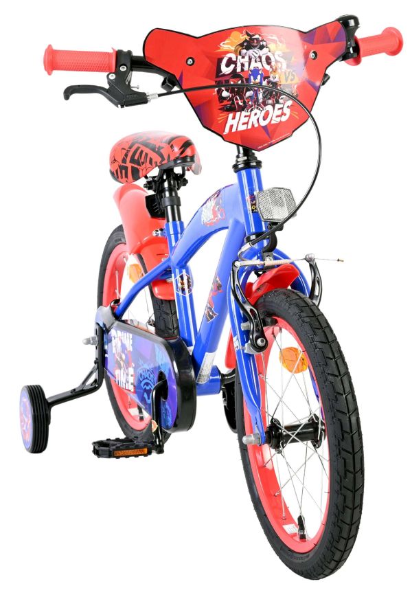 Sonic Kinderfiets - Jongens - 16 inch - Blauw