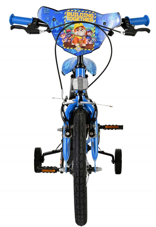 Paw Patrol -Rubble & Crew Kinderfiets - Jongens - 16 inch - Blauw - Twee handremmen