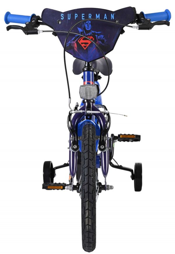 Superman Kinderfiets - Jongens - 16 inch - Blauw - Twee handremmen