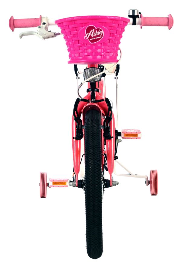 Volare Ashley Kinderfiets - Meisjes - 18 inch - Roze Rood