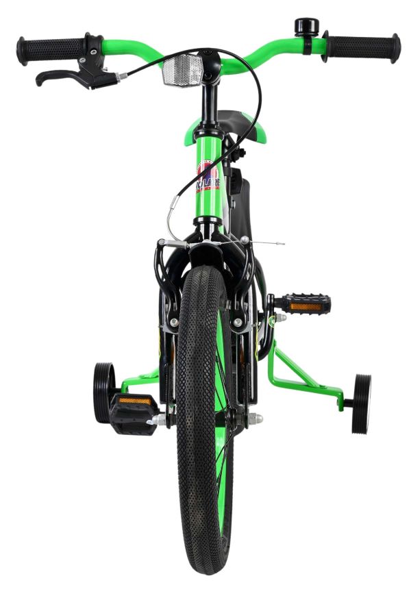 Volare Strike Kinderfiets - Jongens - 16 inch - Zwart Groen