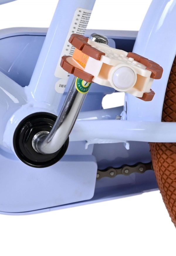 Volare Ashley Kinderfiets - Meisjes - 16 inch - Pastel Blauw- Twee Handremmen