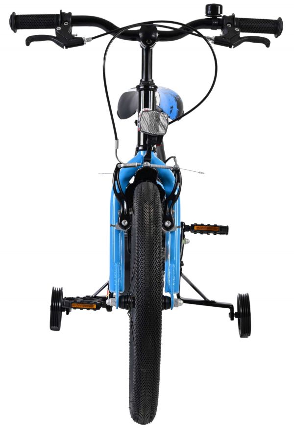 Volare Sportivo Kinderfiets - Jongens - 18 inch - Blauw Zwart - Twee Handremmen