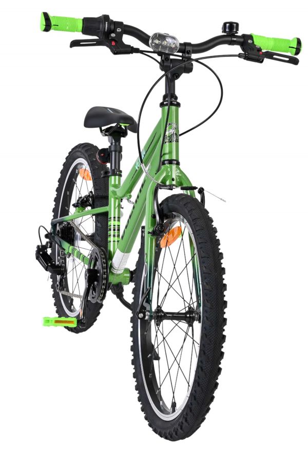Volare Venom Kinderfiets - Jongens - 20 inch - Groen - 6 Speed - Twee handremmen