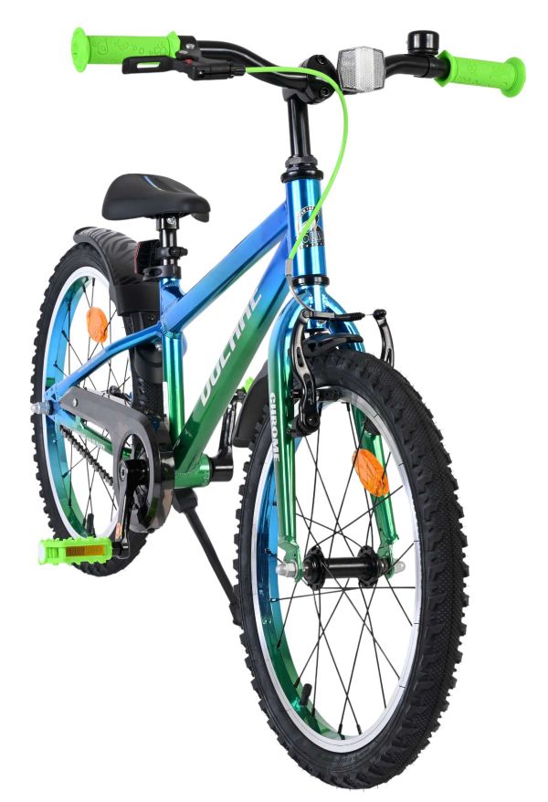 Volare Chrome Kinderfiets - Jongens - 18 inch - Blauw Groen