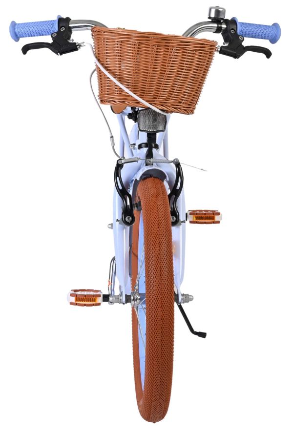 Volare Ashley Kinderfiets - Meisjes - 18 inch - Pastel Blauw - Twee handremmen