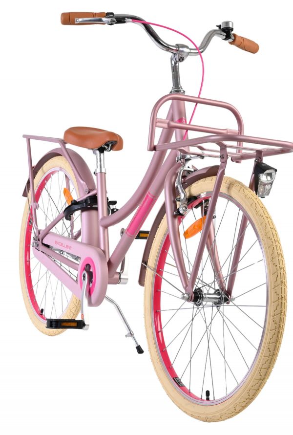 Volare Excellent Kinderfiets - Meisjes - 24 inch - Mat Roze
