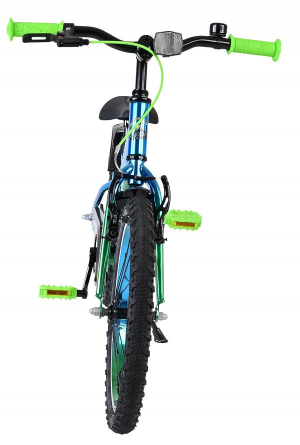 Volare Chrome Kinderfiets - Jongens - 18 inch - Blauw Groen