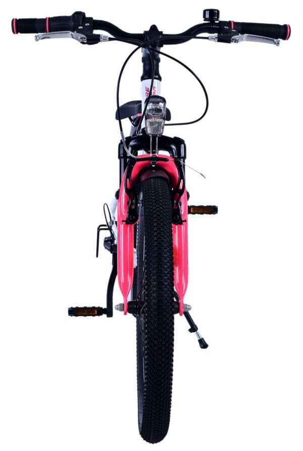 Volare XC Race Kinderfiets - 20 inch - Wit Roze - 7 versnellingen