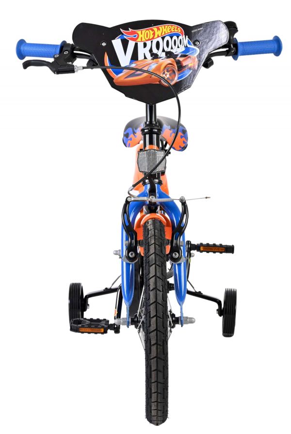 Hot Wheels Kinderfiets - Jongens - 16 inch - Zwart Oranje Blauw