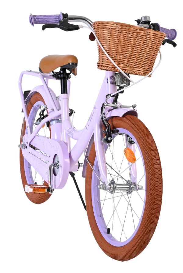 Volare Ashley Kinderfiets - Meisjes - 18 inch - Lila - Twee handremmen