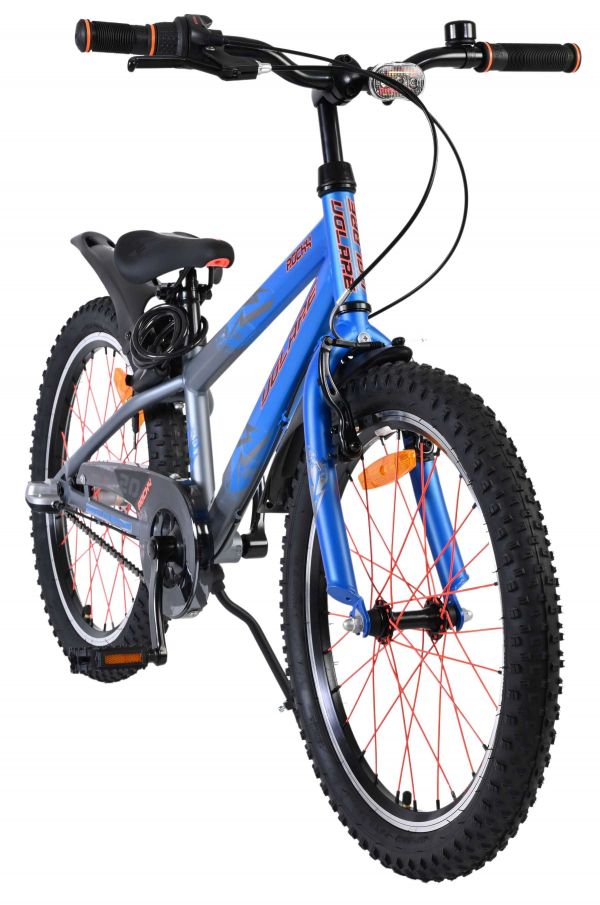 Volare Rocky Kinderfiets - 20 inch - 3 speed - Blauw/Grijs