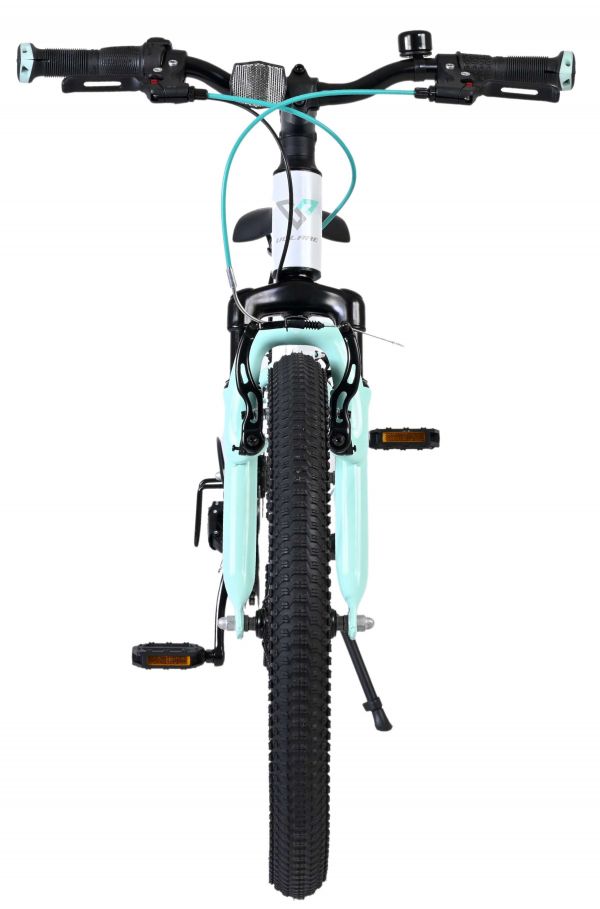 Volare Boost Kinderfiets - 20 inch - 7 Speed - Wit/Mintgroen