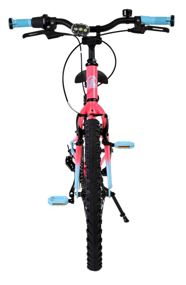Volare Milano Kinderfiets - Meisjes - 20 inch - Roze - 6 Speed -  Twee handremmen