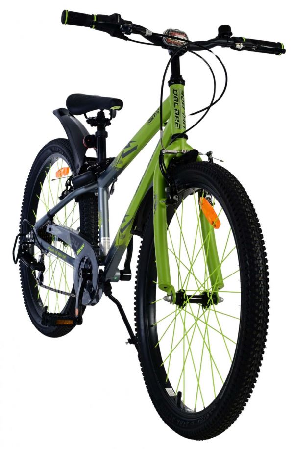 Volare Rocky Kinderfiets - Jongens - 24 inch - Groen - 7 versnellingen
