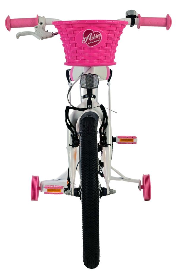 Volare Ashley Kinderfiets - Meisjes - 18 inch - Wit