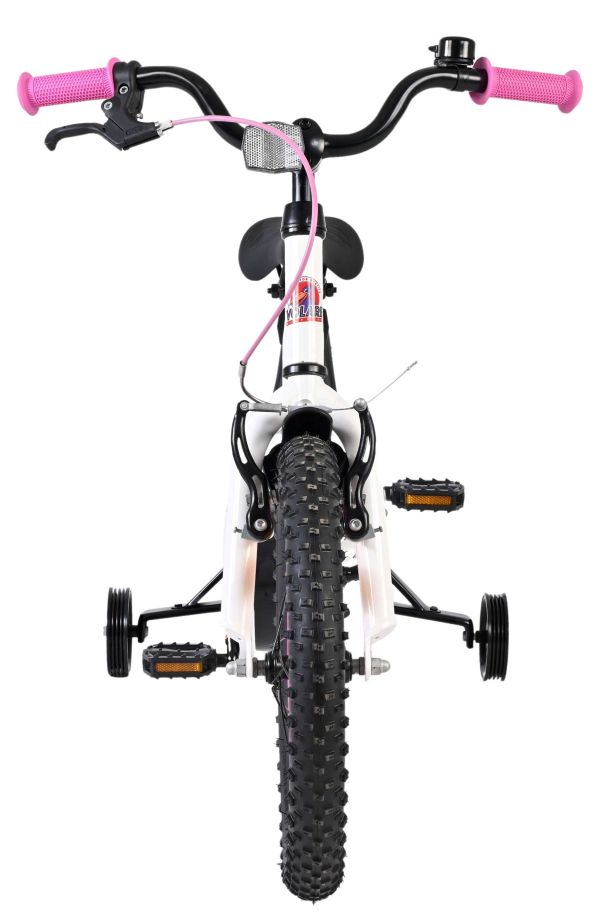 Volare Lily Kinderfiets - Meisjes - 16 inch - Wit Roze Paars